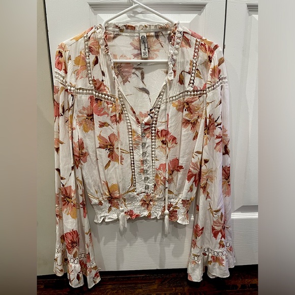 American Rag Tops - Flower Blouse
